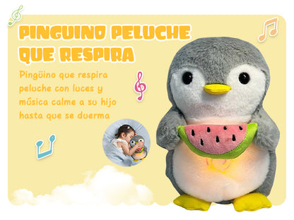 PELUCHE QUE RESPIRA PINGüINO