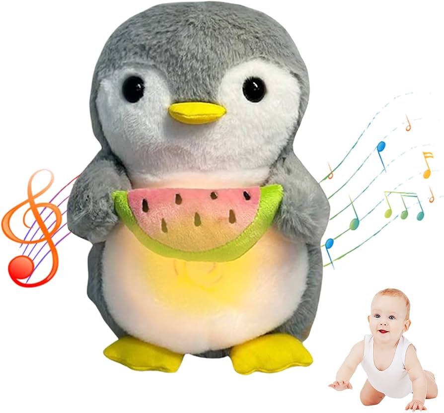 PELUCHE QUE RESPIRA PINGüINO